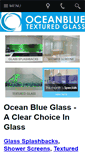 Mobile Screenshot of oceanblueglass.com.au